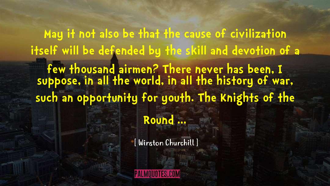 Airmen quotes by Winston Churchill