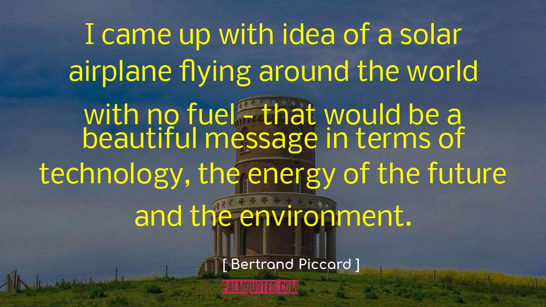 Airplane quotes by Bertrand Piccard