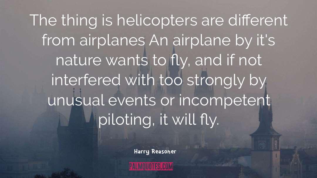 Airplane quotes by Harry Reasoner