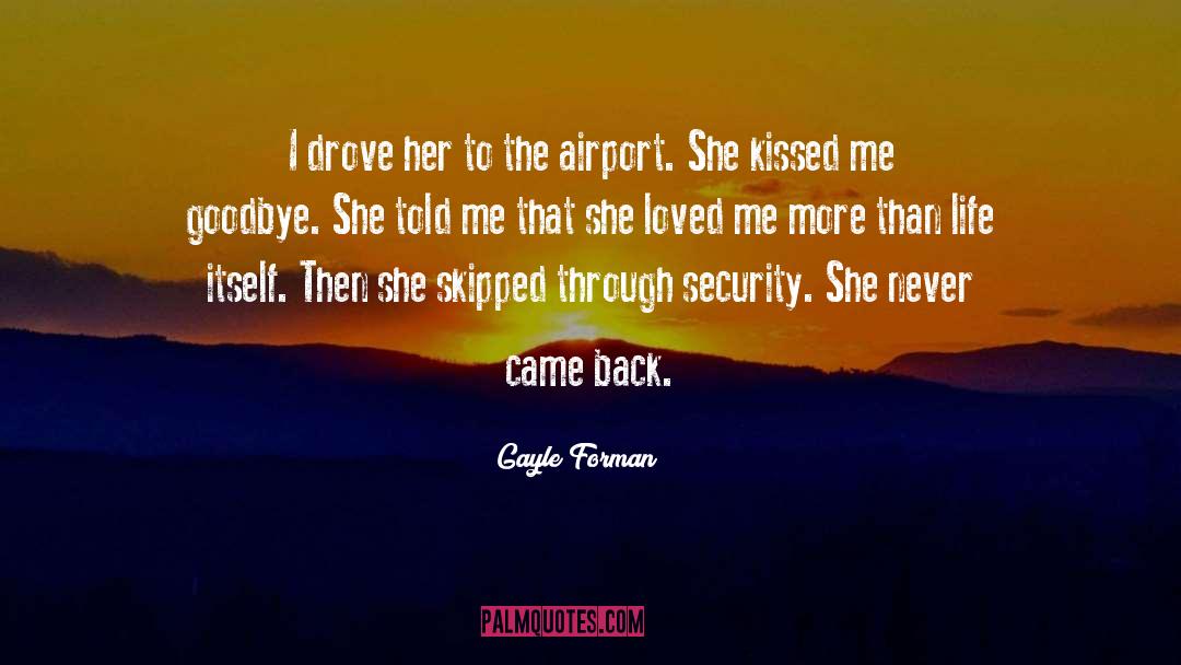 Airport quotes by Gayle Forman