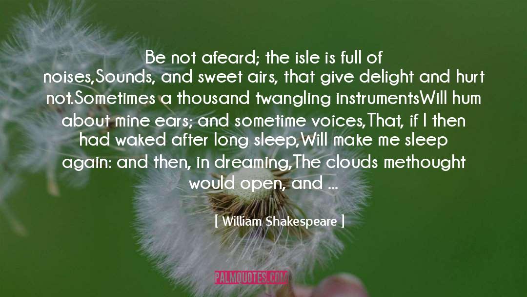 Airs quotes by William Shakespeare