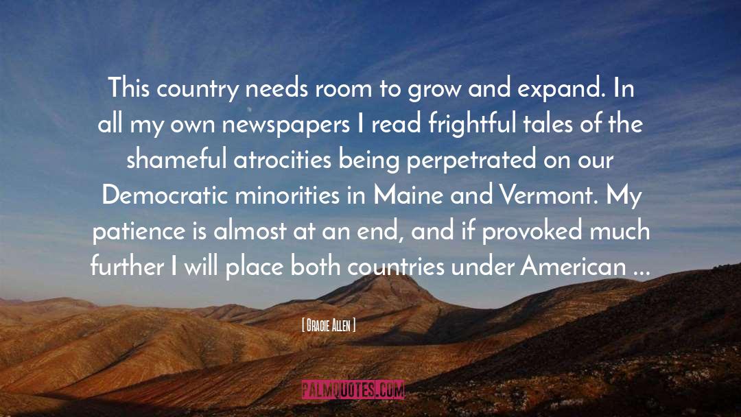 Airstrips In Vermont quotes by Gracie Allen