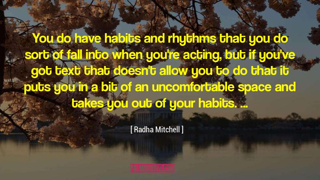 Aischa Mitchell quotes by Radha Mitchell