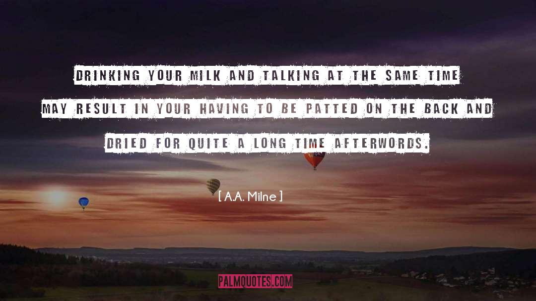 Aj Milne quotes by A.A. Milne