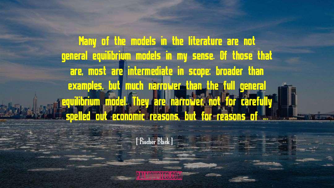 Akerlof Model quotes by Fischer Black