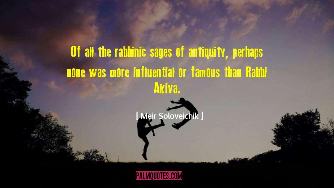 Akiva quotes by Meir Soloveichik