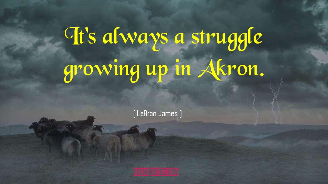 Akron quotes by LeBron James