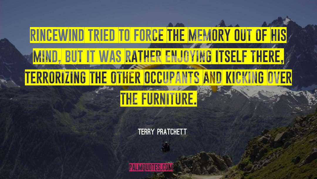 Akthar Furniture quotes by Terry Pratchett