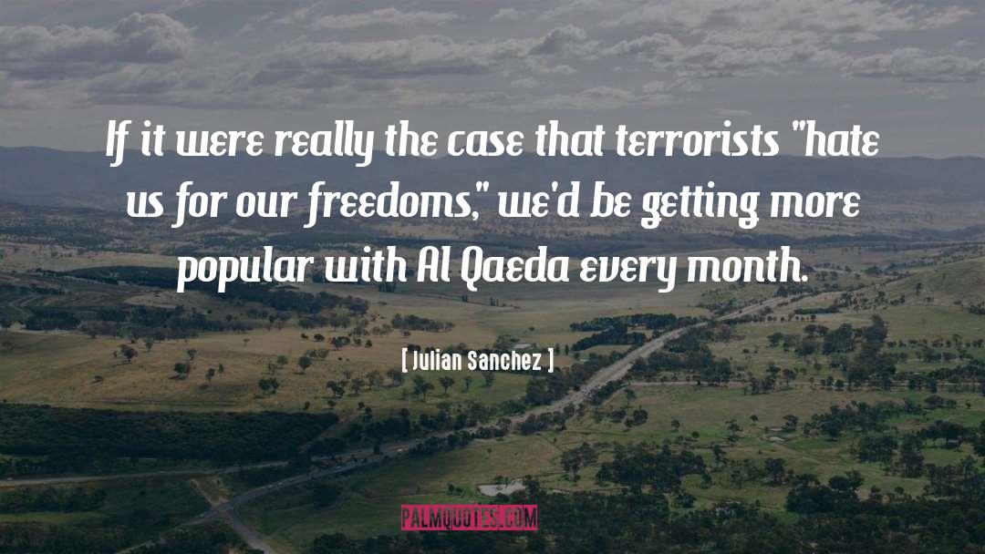 Al Qaeda quotes by Julian Sanchez