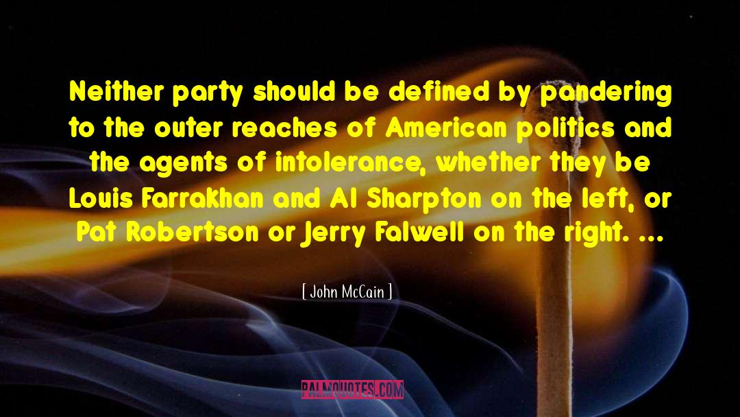 Al Sharpton quotes by John McCain