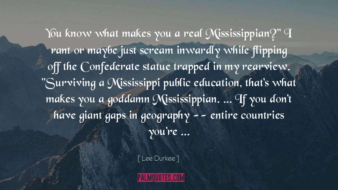 Alabama quotes by Lee Durkee