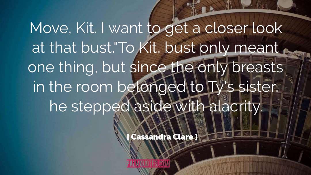 Alacrity quotes by Cassandra Clare