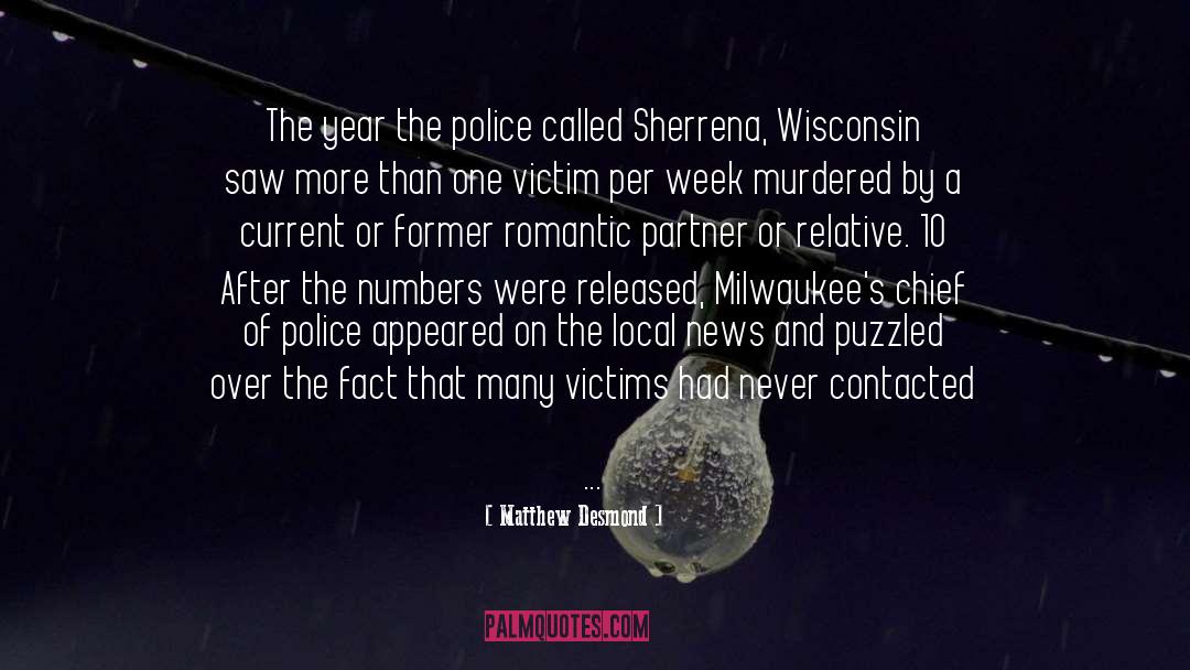 Alakai Wisconsin quotes by Matthew Desmond