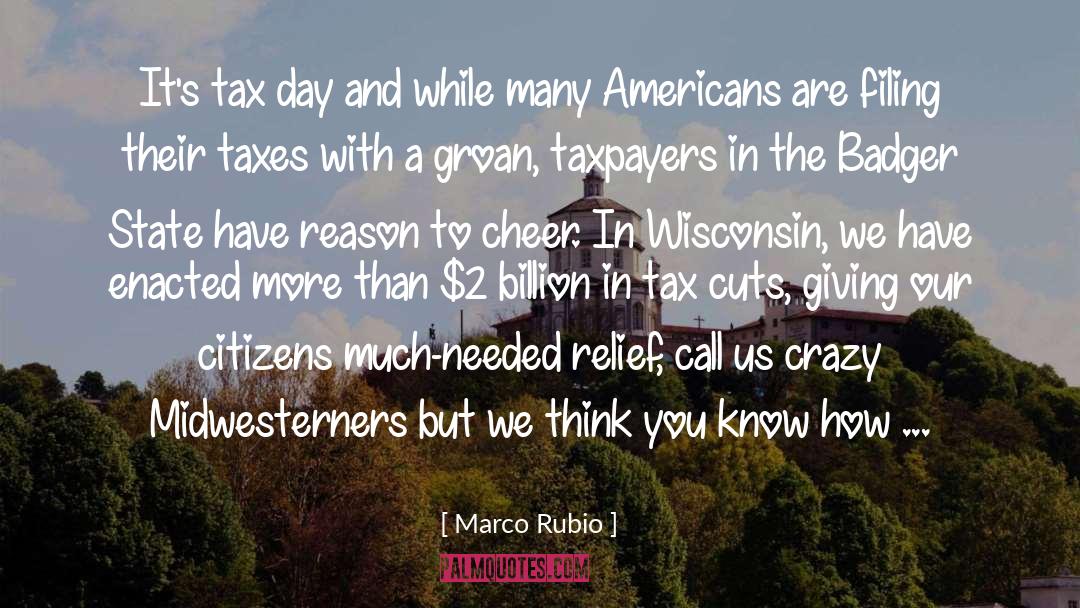 Alakai Wisconsin quotes by Marco Rubio