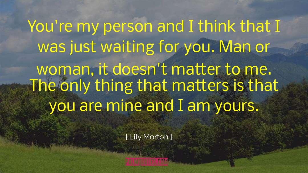 Alanna Ubach Waiting quotes by Lily Morton