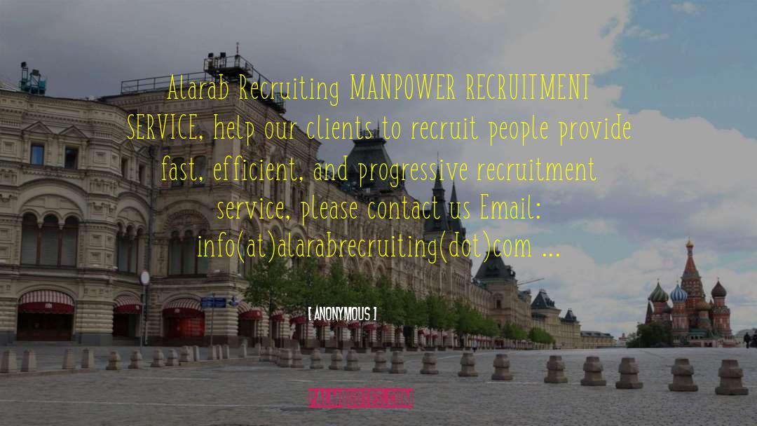 Alarab Recruiting Manpower quotes by Anonymous