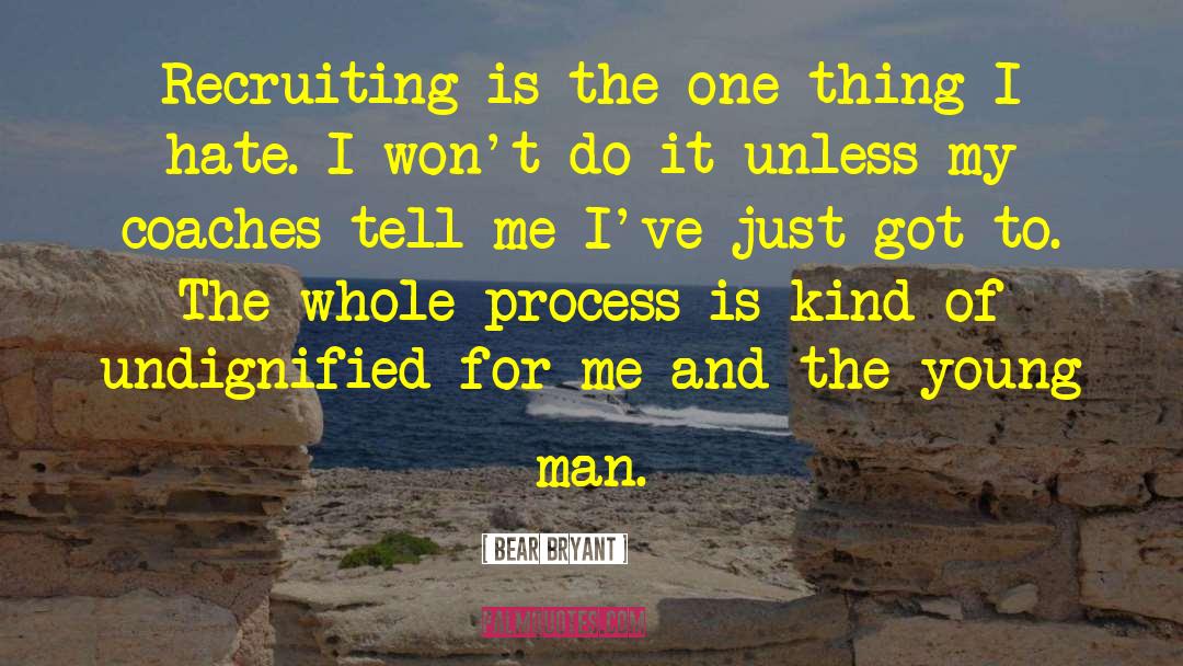 Alarab Recruiting Manpower quotes by Bear Bryant