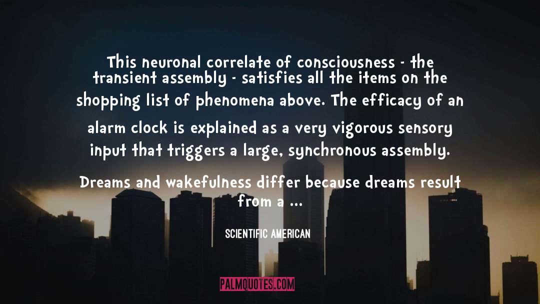 Alarm Clock quotes by Scientific American