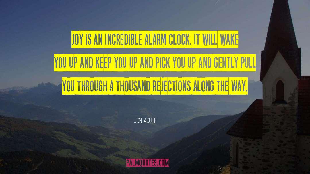 Alarm Clock quotes by Jon Acuff