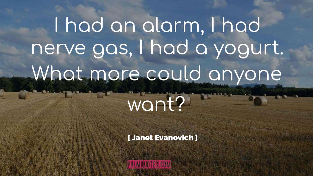 Alarm quotes by Janet Evanovich