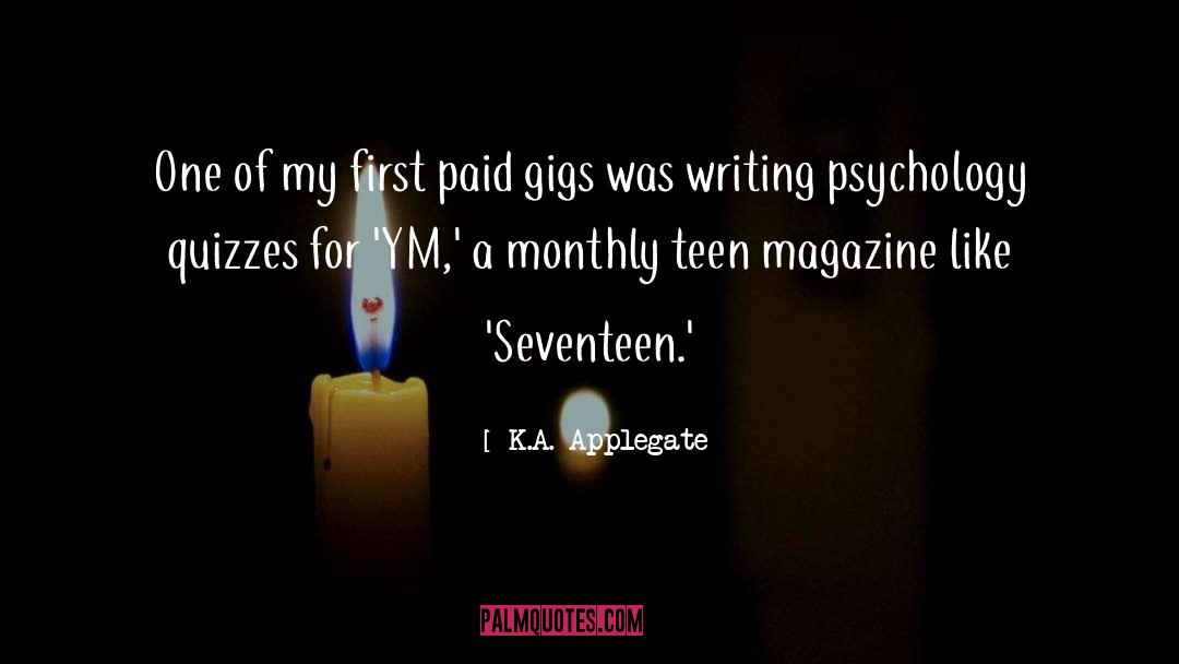 Alarma Magazine quotes by K.A. Applegate