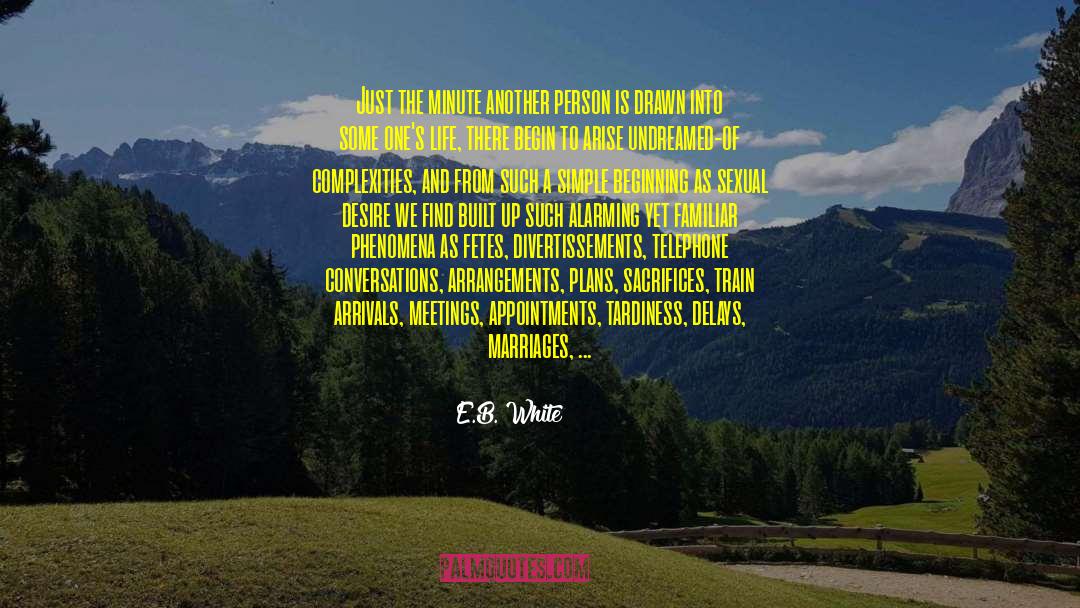 Alarming quotes by E.B. White