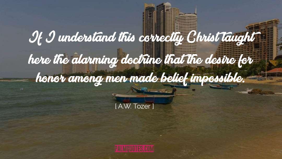 Alarming quotes by A.W. Tozer