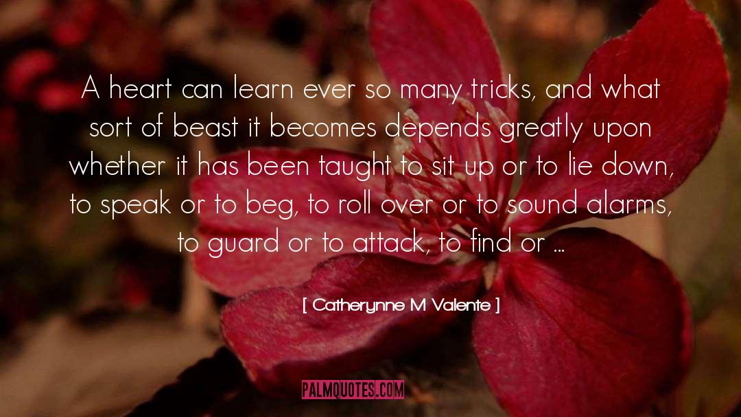 Alarms quotes by Catherynne M Valente