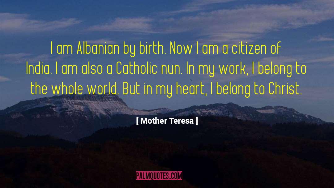 Albanian quotes by Mother Teresa