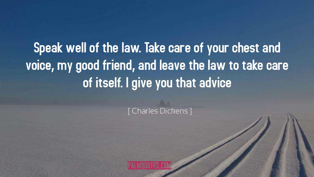 Albarado Law quotes by Charles Dickens