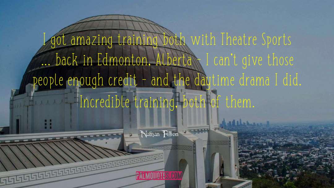 Alberta quotes by Nathan Fillion