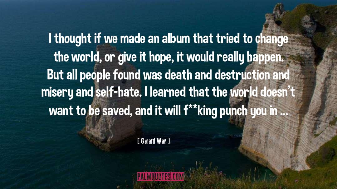 Album Covers quotes by Gerard Way