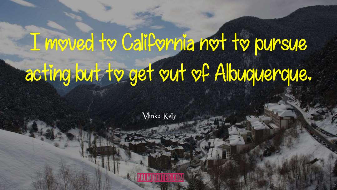 Albuquerque quotes by Minka Kelly