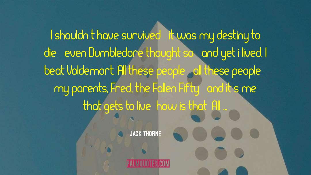 Albus Dumbledore quotes by Jack Thorne
