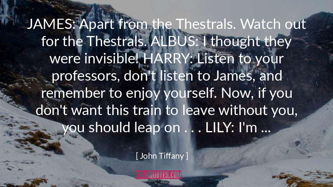 Albus quotes by John Tiffany