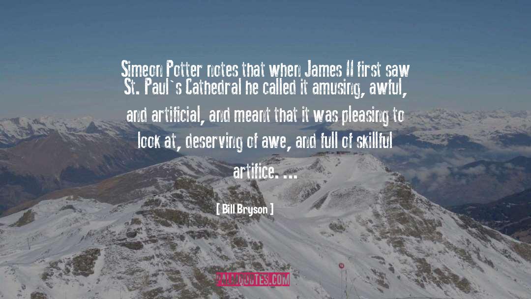 Albus Severus Potter quotes by Bill Bryson