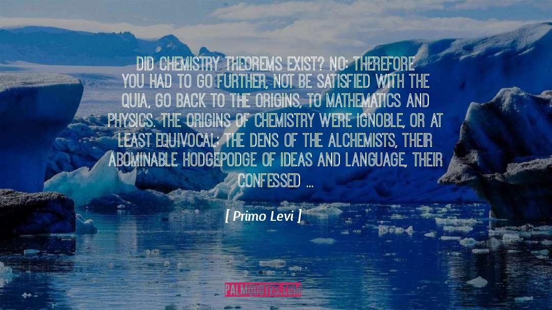 Alchemists quotes by Primo Levi
