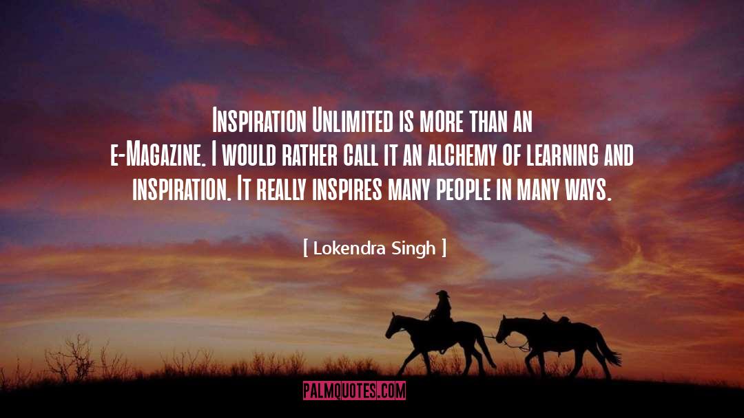 Alchemy quotes by Lokendra Singh