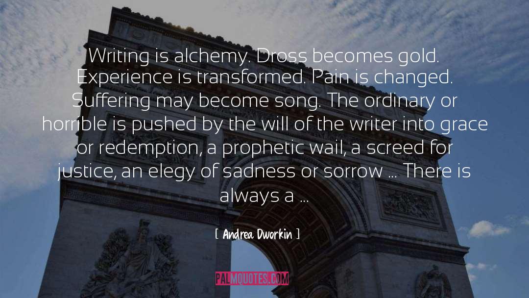 Alchemy quotes by Andrea Dworkin