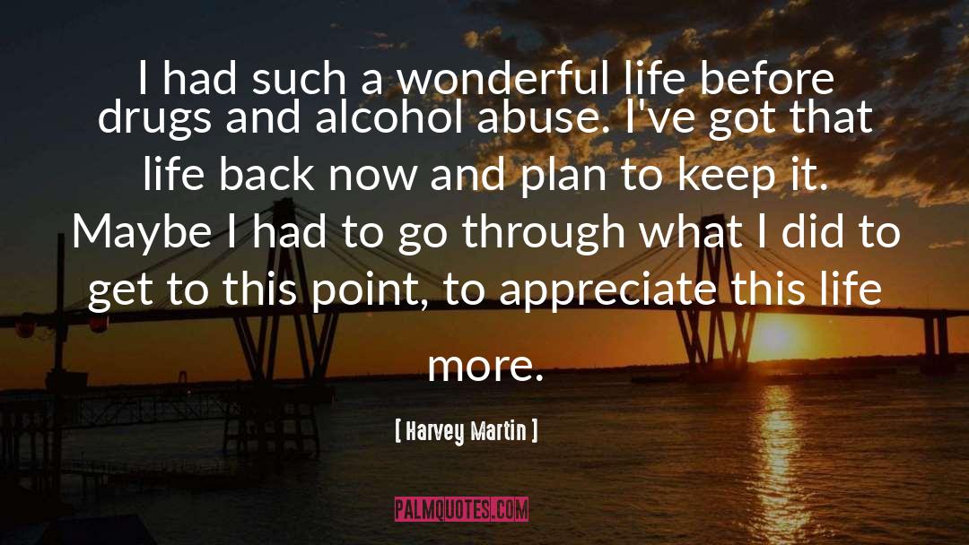 Alcohol Abuse quotes by Harvey Martin