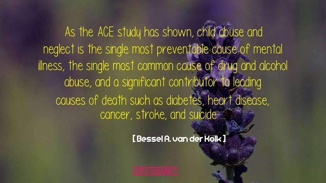 Alcohol Abuse quotes by Bessel A. Van Der Kolk