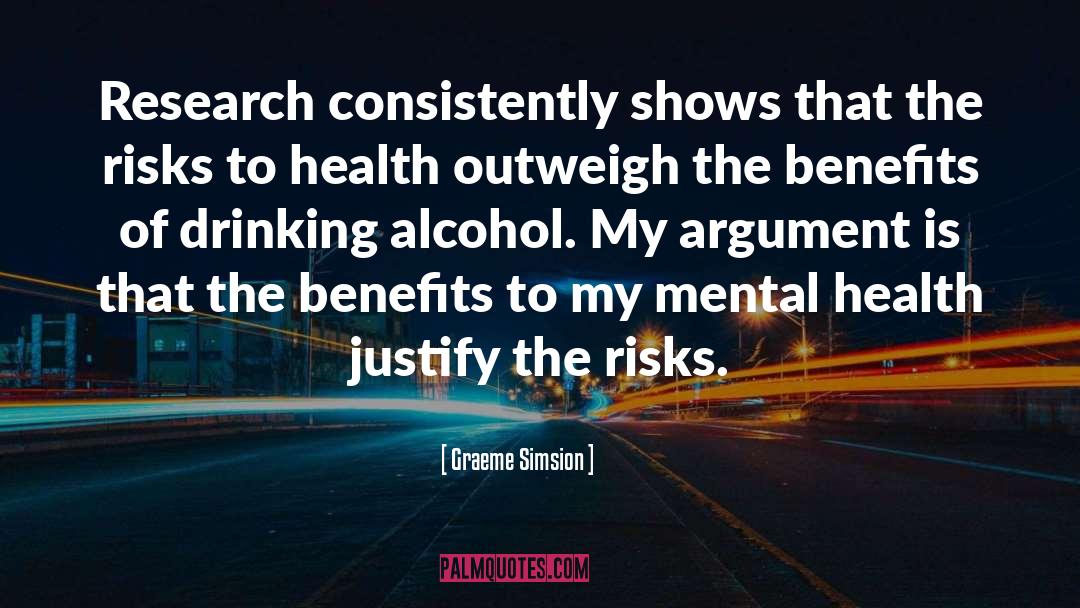 Alcohol Drinking quotes by Graeme Simsion