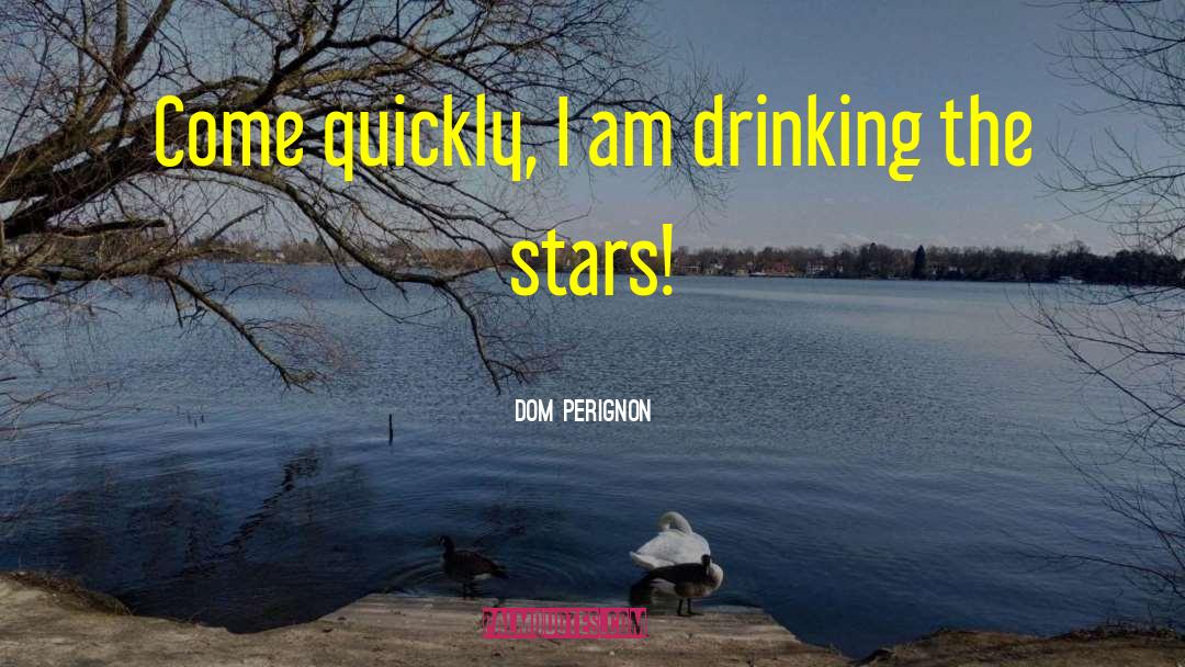 Alcohol Drinking quotes by Dom Perignon