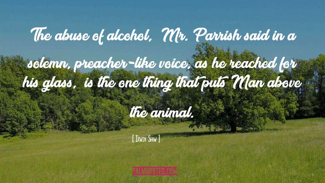 Alcohol quotes by Irwin Shaw
