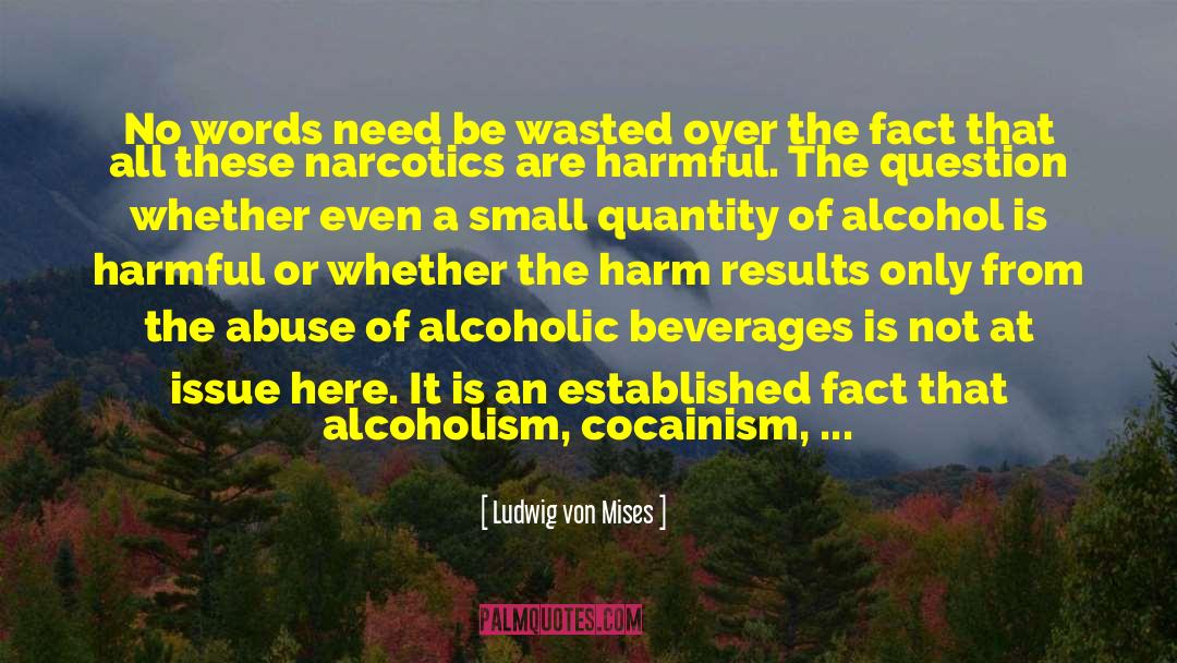 Alcoholic Beverages quotes by Ludwig Von Mises