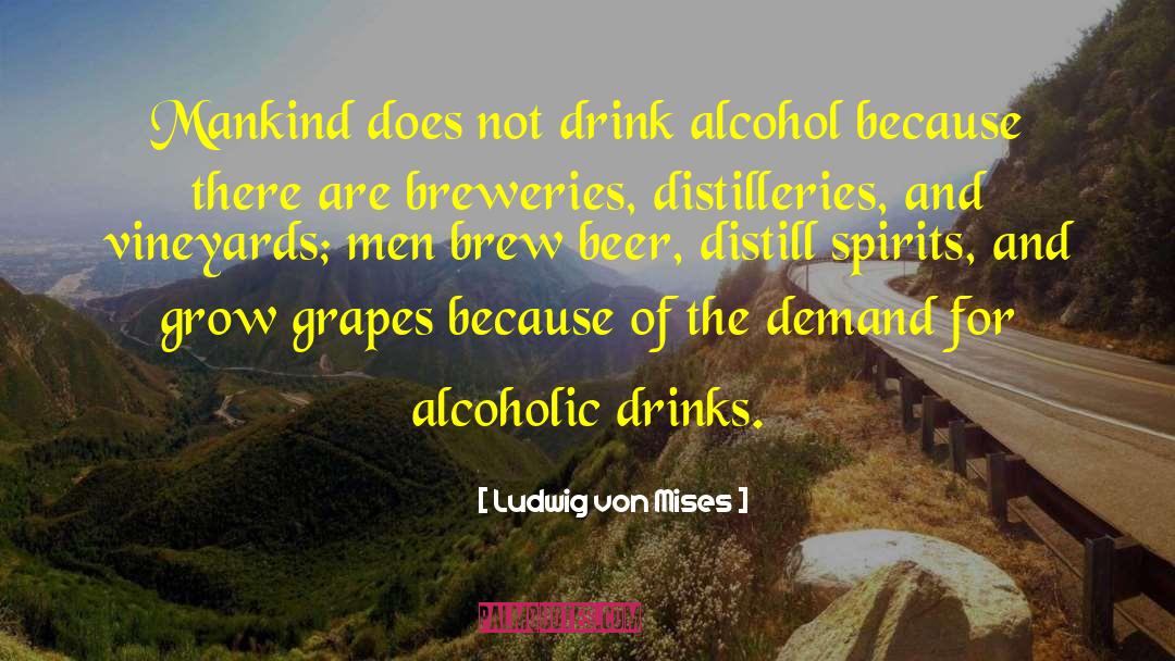 Alcoholic Drinks quotes by Ludwig Von Mises