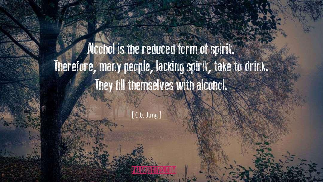 Alcoholism quotes by C.G. Jung