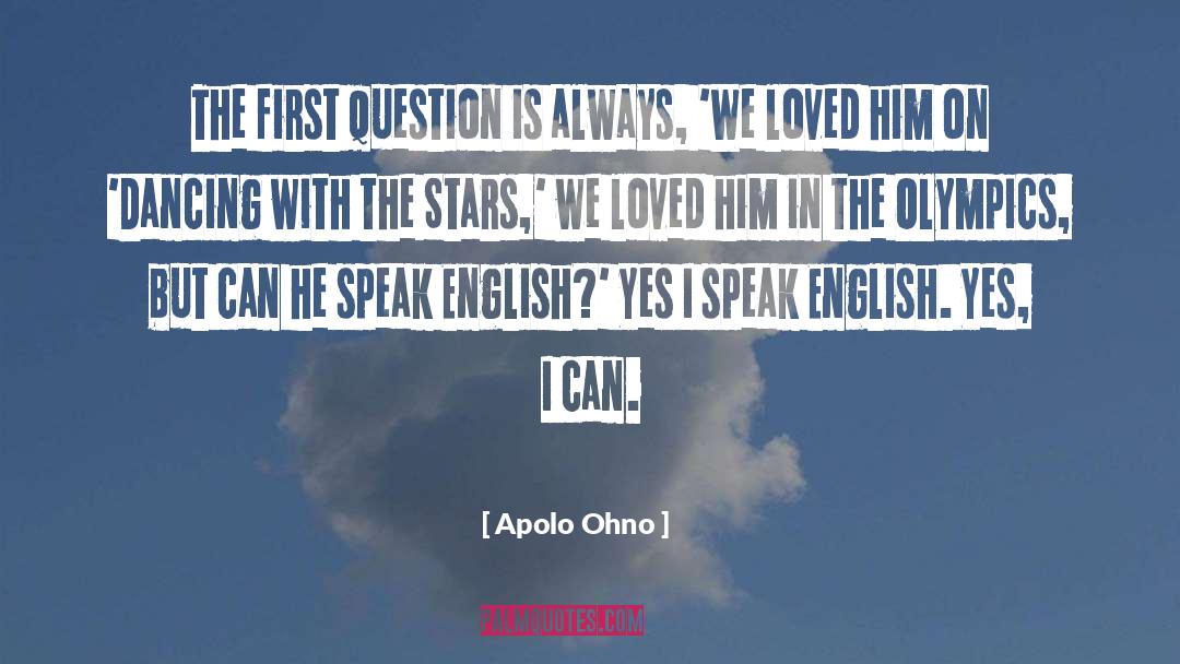 Alcuna In English quotes by Apolo Ohno