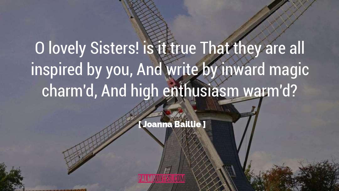 Aldeguer Sisters quotes by Joanna Baillie