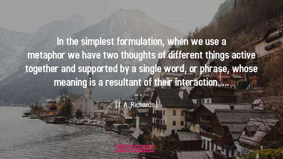 Aldicarb Formulation quotes by I. A. Richards